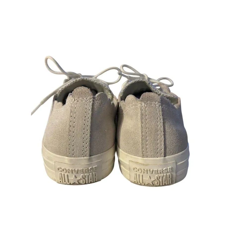 Women's Converse Chuck Taylor All Star Frilly Thrills - Egret - Size 8 - Picture 6 of 8